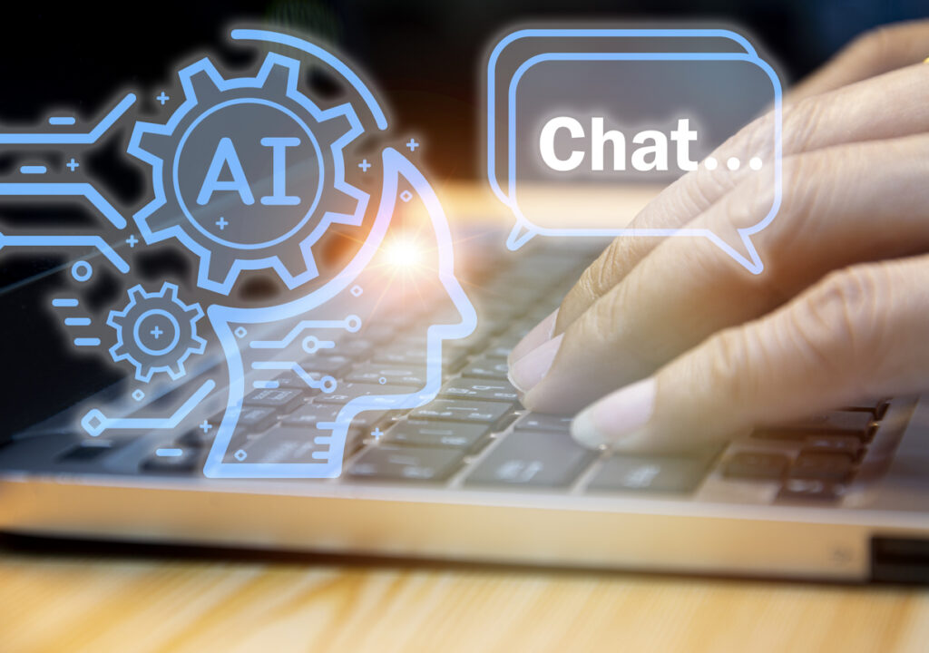Chatbot-conversational-assistant-artificial-intelligence-AI-artificial-intelligence-technology-concept-Casual-person-Relaxing-conversation-with-chatbot