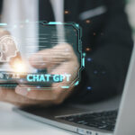 Chatbot-Chat-with-AI-Artificial-Intelligence-man-using-technology-smart-robot-AI-artificial-intelligence-by-enter-command-prompt-for-generates-something-Futuristic-technology-transformation