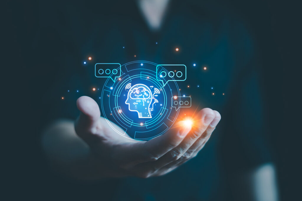 Chat-AI-concept-Artificial-Intelligence-Chatbot-Business-use-technology-smart-robot-AI-Enter-command-prompt-for-generate-Futuristic-technology-transformation-AI-service-help-customer-Assistant