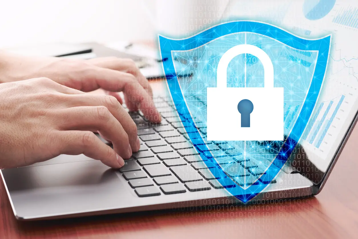 Network-security-system-and-internet-data-security-concept