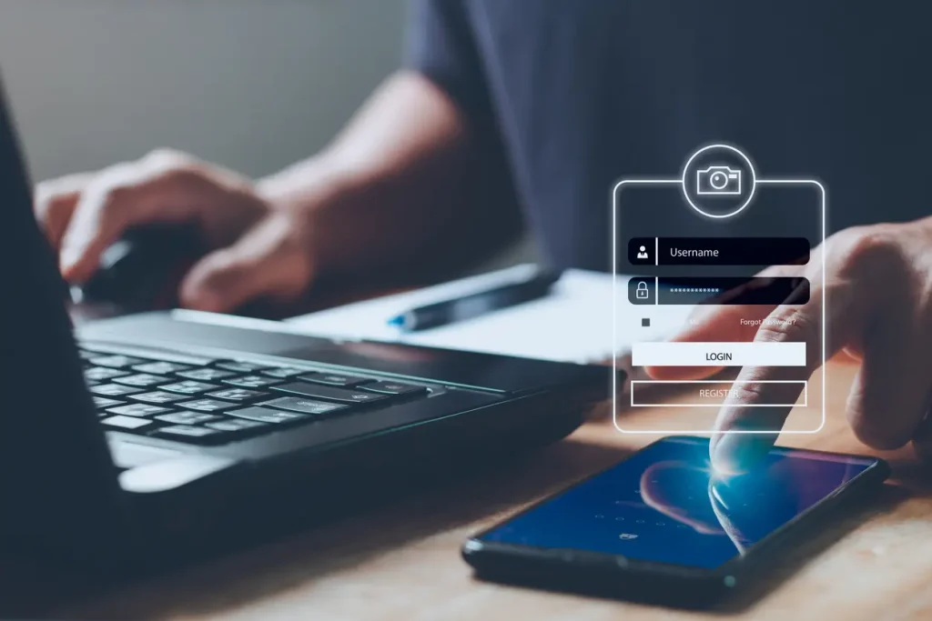 cyber-security-in-two-step-verification-Login-User-identification-information-security-and-encryption-Account-Access-app-to-sign-in-securely-or-receive-verification-codes-by-email-or-text-message