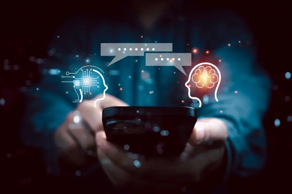 Businessman-using-smartphone-to-chatting-by-use-chat-Bot-program-for-Artificial-intelligence-or-AI-technology-concept