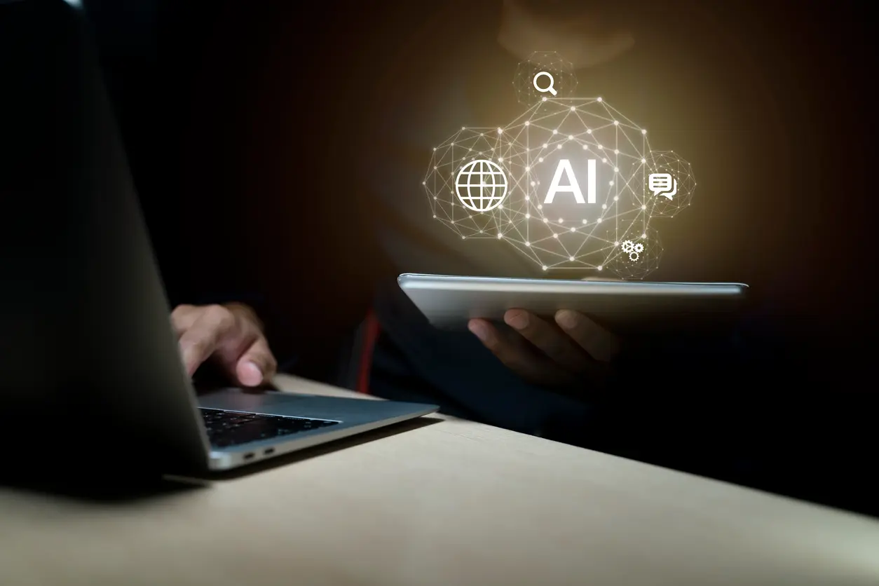 AI-Chat-bot-ChatBot-Technology-and-business-design-global-internet-communication-application-concept