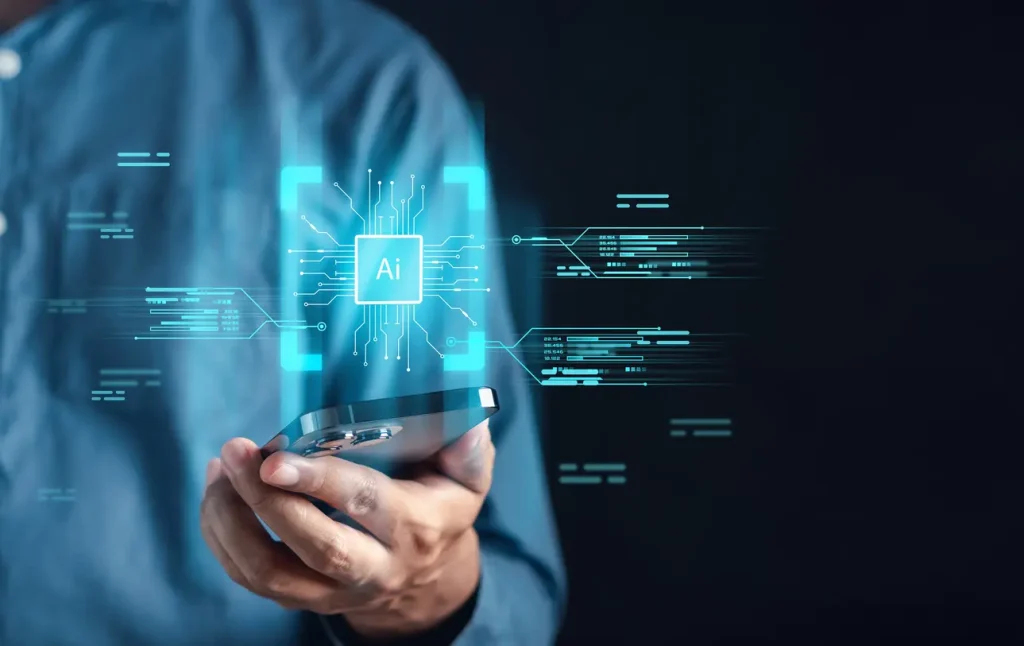 Businessman-using-ai-technology-chat-bot-with-AI-Artificial-Intelligence-generate-Futuristic-technology-robot-in-online-system-Business-in-future-to-invest-and-develop-corporate-concept