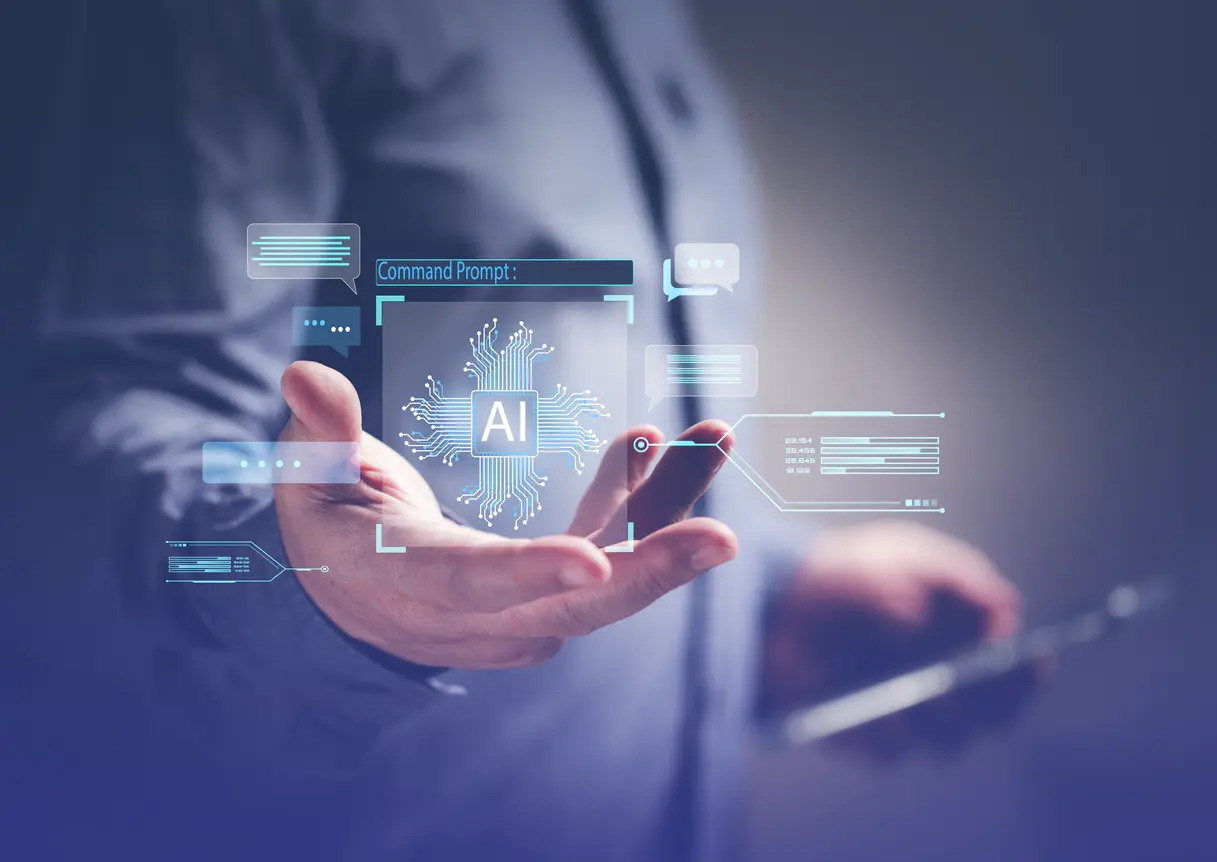 men-use-AI-on-their-smartphones-to-respond-to-conversations-they-want-to-know-Technology-concepts-of-AI-use-of-chatbots-to-answer-automatic-conversations-in-organizations-Answering-questions