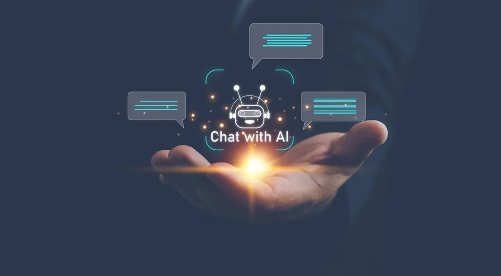 Ai-technology-businessman-show-virtual-graphic-Global-Internet-connect-Chat-with-AI-Artificial-Intelligence-AI-using-command-prompt-for-generates-something-Futuristic-technology-transformation