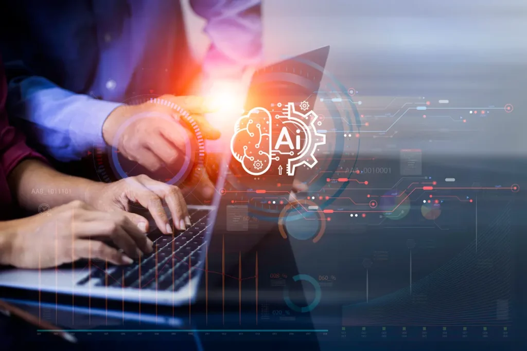 Business-people-hands-holding-touching-ai-icon-in-global-networks-With-AI-artificial-intelligence-and-global-information-exchange-AI-technology-is-essential-for-business-future-digital-world