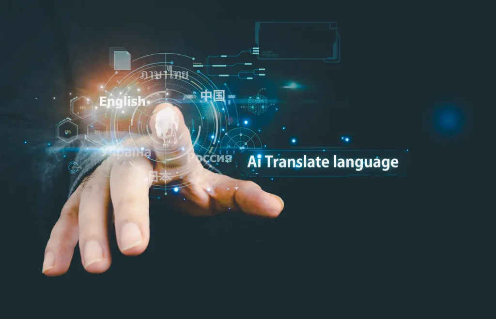 Individuals-use-the-internet-and-advanced-holographic-graphics-and-AI-technology-for-smooth-translation-Supports-multiple-languages-such-as-English-Chinese-Russian-Ukrainian-Japanese-and-Thai