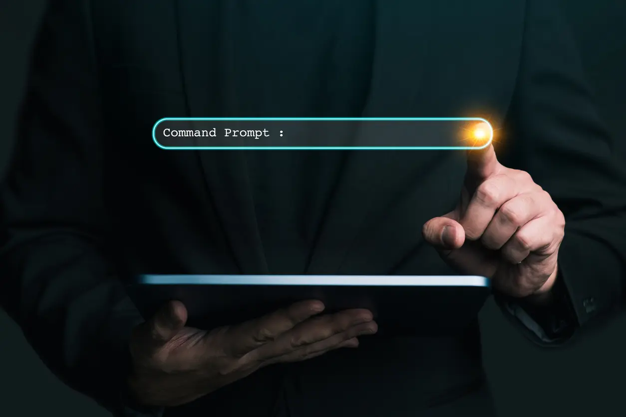 Ai-tech-businessman-show-virtual-graphic-Chat-with-AI-Artificial-Intelligence-using-command-prompt-for-generates-something-Futuristic-technology-transformation