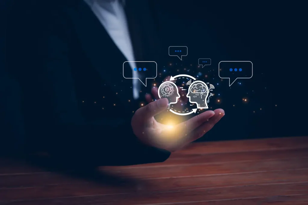 AI-Artificial-Intelligence-technology-smart-robot-AI-artificial-intelligence-by-enter-command-prompt-for-generates-something-Futuristic-technology-transformation-Chatbot-assistant-secretary