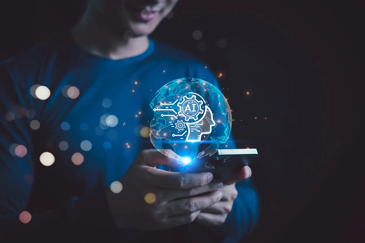 Man-use-smartphone-chat-Ai-smart-robot-for-Support-marketing-Customer-services-Artificial-intelligence-technology-future-chatbot-to-generate-business-data-on-website-internet-Application-solution