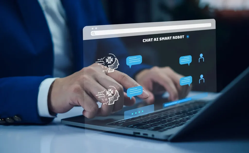 chat-ai-artificial-intelligence-technology-businessman-using-conversation-generates-smart-chatbot-command-prompt-text-analysis-communication-software-for-service-data-business-innovation-digital
